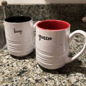 ceramic Mug- KING and QUEEN mugs
